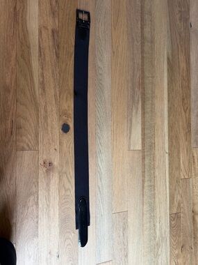 🖤 Lauren Ralph Lauren Black Leather Corset Waist Belt Medium 🖤